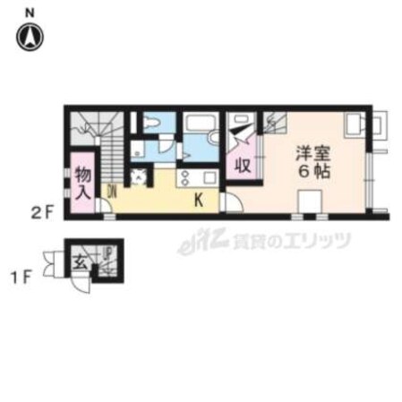 レオネクスト伊吹Ⅱの物件間取画像